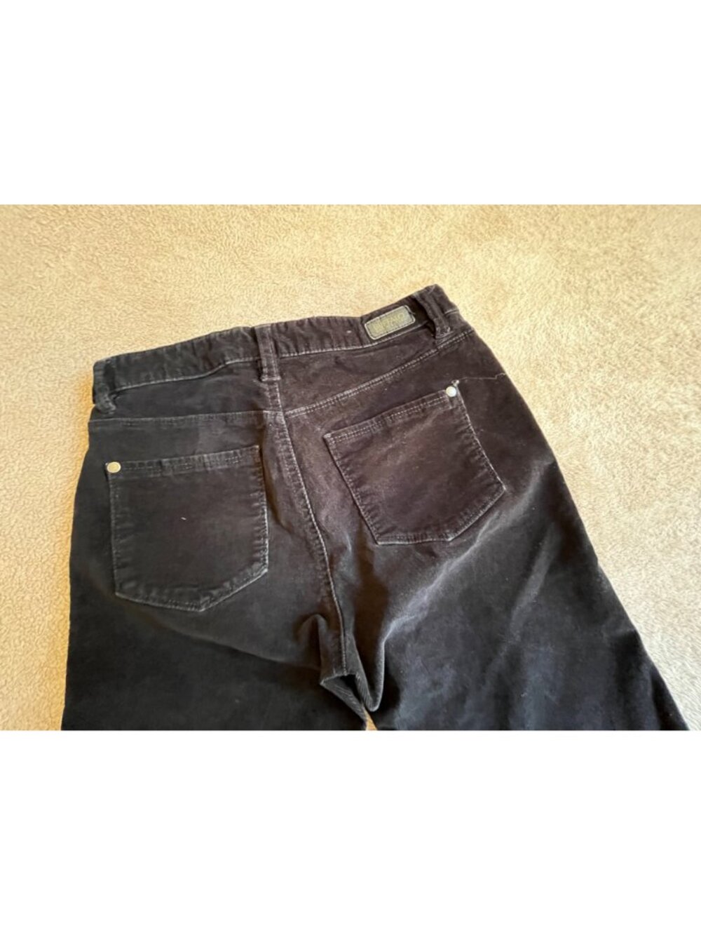 Buffalo David Bitton Womens Black Corduroy Skinny Fit Jeans Size 2/26 - Picture 11 of 16